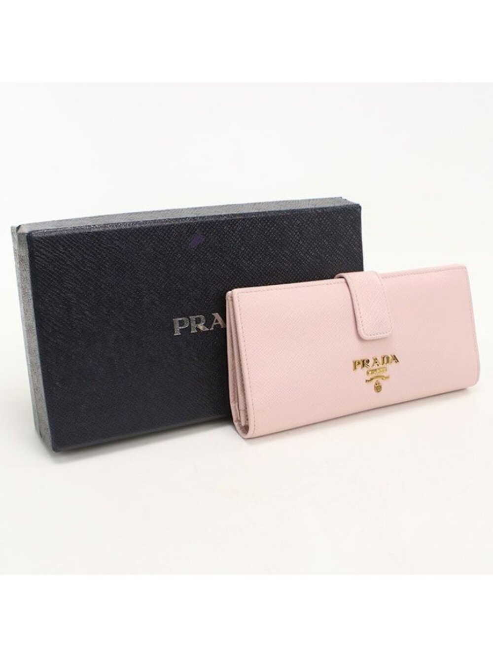 Prada Saffiano Multicolor Wallet Bifold Leather